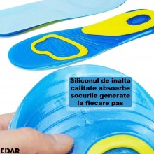 Set 2 Branturi din Silicon EDAR Pentru Pantofi Fara Toc, Confort si Amortizare Picioare Obosite, Marimi 42-48
