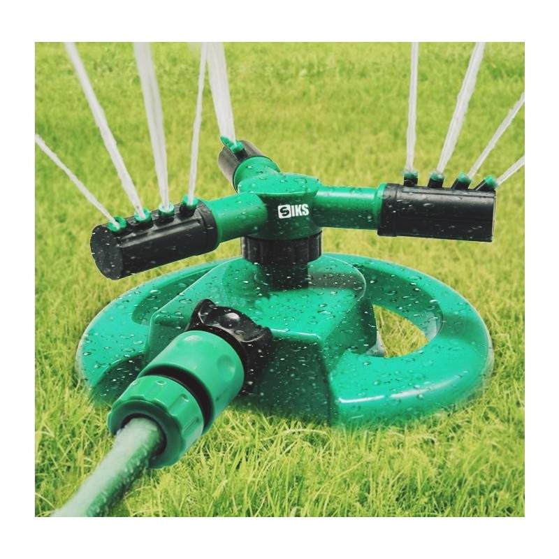 Aspersor Rotativ SIKS Pentru Gradina cu 3 Brate, Irigator De Gradina, 12 Duze Pulverizare, 360 Grade, Accesorii Conectivitate... Aspersor Rotativ SIKS Pentru Gradina cu 3 Brate, Irigator De Gradina, 12 Duze Pulverizare, 360 Grade, Accesorii Conectivitate...