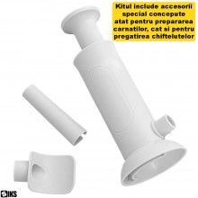 Aparat Manual SIKS De Umplut Carnati Si Preparat Chiftelute Portabil, Usor De Utilizat, Masina Verticala Cu Functionare Prin ...