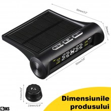 Kit Sistem Monitorizare Presiune Aer Roti Auto SIKS Cu Senzori Externi, Alarma Auditiva, Auto Inchidere, Incarcare Solara Si ... Kit Sistem Monitorizare Presiune Aer Roti Auto SIKS Cu Senzori Externi, Alarma Auditiva, Auto Inchidere, Incarcare Solara Si ...