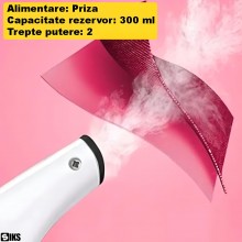 Steamer Cu Aburi SIKS Pentru Haine, Aparat De Calcat Vertical Portabil De Mana Pentru Calatorie, Indicator Apa, Valva De Secu... Steamer Cu Aburi SIKS Pentru Haine, Aparat De Calcat Vertical Portabil De Mana Pentru Calatorie, Indicator Apa, Valva De Secu...