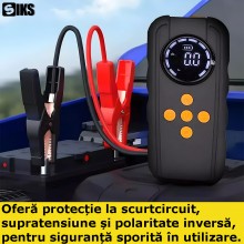 Redresor Auto Portabil SIKS Si Compresor Aer 2-in-1, Pentru Motor Benzina Sau Diesel, Curent Maxim 2500A, Lanterna, 3 Moduri ... Redresor Auto Portabil SIKS Si Compresor Aer 2-in-1, Pentru Motor Benzina Sau Diesel, Curent Maxim 2500A, Lanterna, 3 Moduri ...