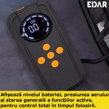 Redresor EDAR Auto Portabil, Compresor Aer 2-in-1, Pentru Motor, Curent Maxim 2500A, Lanterna Inclusa, 3 Moduri Lumina LED, F... Redresor EDAR Auto Portabil, Compresor Aer 2-in-1, Pentru Motor, Curent Maxim 2500A, Lanterna Inclusa, 3 Moduri Lumina LED, F...