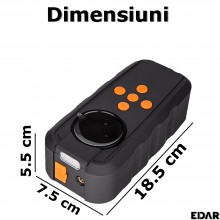Redresor EDAR Auto Portabil, Compresor Aer 2-in-1, Pentru Motor, Curent Maxim 2500A, Lanterna Inclusa, 3 Moduri Lumina LED, F... Redresor EDAR Auto Portabil, Compresor Aer 2-in-1, Pentru Motor, Curent Maxim 2500A, Lanterna Inclusa, 3 Moduri Lumina LED, F...