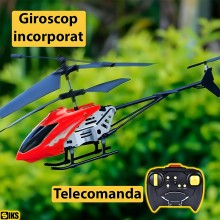 Elicopter SIKS Cu Telecomanda Pentru Copii, Cu Giroscop Incorporat, Carcasa De Metal, Lumina Led, Rezistent La Cazaturi, Idea... Elicopter SIKS Cu Telecomanda Pentru Copii, Cu Giroscop Incorporat, Carcasa De Metal, Lumina Led, Rezistent La Cazaturi, Idea...
