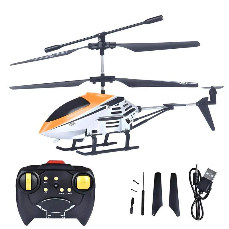 Elicopter SIKS Cu Telecomanda Pentru Copii, Cu Giroscop Incorporat, Carcasa De Metal, Lumina Led, Rezistent La Cazaturi, Idea... Elicopter SIKS Cu Telecomanda Pentru Copii, Cu Giroscop Incorporat, Carcasa De Metal, Lumina Led, Rezistent La Cazaturi, Idea...