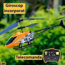 Elicopter SIKS Cu Telecomanda Pentru Copii, Cu Giroscop Incorporat, Carcasa De Metal, Lumina Led, Rezistent La Cazaturi, Idea... Elicopter SIKS Cu Telecomanda Pentru Copii, Cu Giroscop Incorporat, Carcasa De Metal, Lumina Led, Rezistent La Cazaturi, Idea...