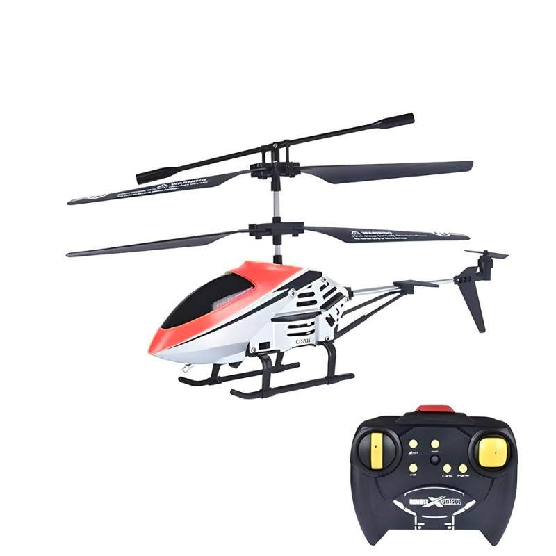 Elicopter Pentru Copii EDAR, Cu Telecomanda, Giroscop Stabilizator, Carcasa Metalica Rezistenta, Lumini LED, Anti-soc, Pentru...