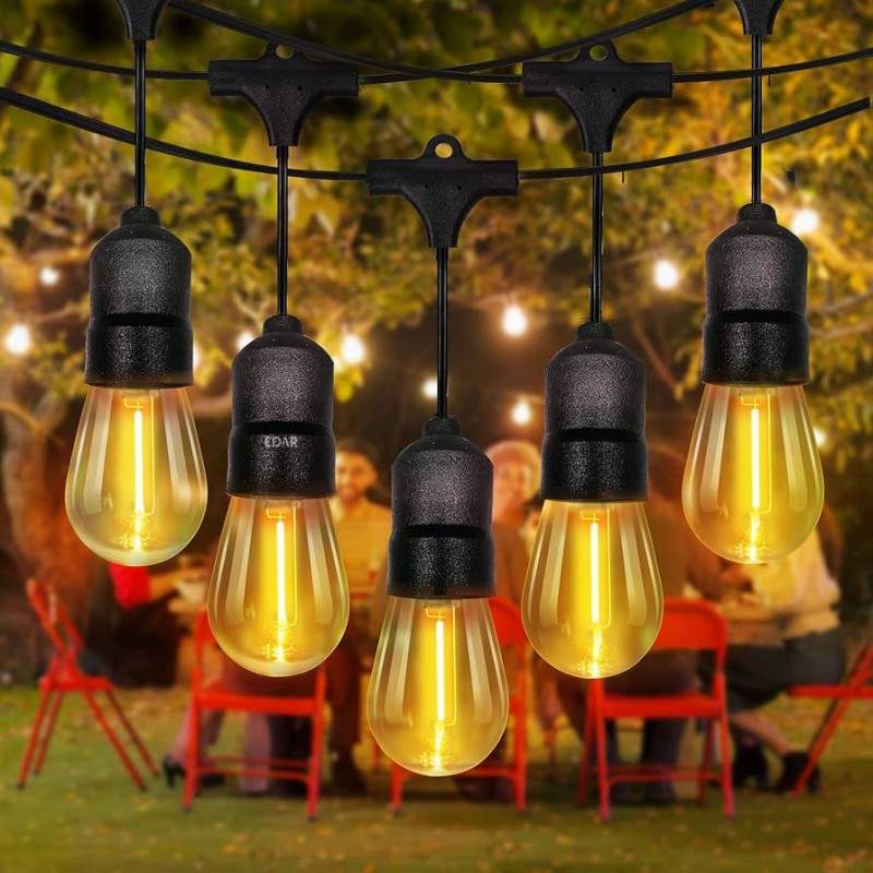 Instalatie LED EDAR Tip Ghirlanda Interior/Exterior/Gradina/Terasa, Becuri Tip Bulb, Lumina Calda, Interconectabila, 2W, Temp... Instalatie LED EDAR Tip Ghirlanda Interior/Exterior/Gradina/Terasa, Becuri Tip Bulb, Lumina Calda, Interconectabila, 2W, Temp...