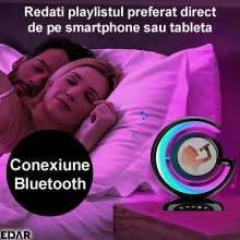 Set Karaoke 2 in 1 EDAR, Statie Smart cu Microfon Wireless si Boxa Portabila cu Lumina RGB, Conectare Telefon, Slot Card, pen... Set Karaoke 2 in 1 EDAR, Statie Smart cu Microfon Wireless si Boxa Portabila cu Lumina RGB, Conectare Telefon, Slot Card, pen...