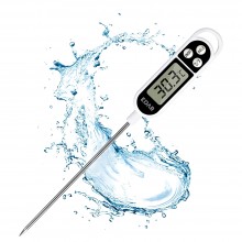 Termometru Alimentar EDAR Pentru Bucatarie, -50 - + 300 ° C, Metalic, Cu Tija, Digital, Pentru Mancare, Lichide, Alimente, Pe...