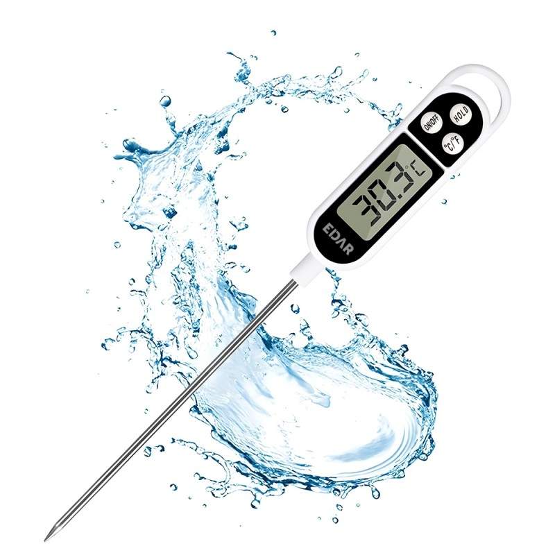 Termometru Alimentar EDAR Pentru Bucatarie, -50 - + 300 ° C, Metalic, Cu Tija, Digital, Pentru Mancare, Lichide, Alimente, Pe... Termometru Alimentar EDAR Pentru Bucatarie, -50 - + 300 ° C, Metalic, Cu Tija, Digital, Pentru Mancare, Lichide, Alimente, Pe...