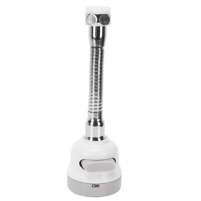 Racord Flexibil Robinet SIKS, Extensie Baterie Sanitara, Pentru Baie Sau Bucatarie, Trei Jeturi Apa, Rotativ 360 Grade, Compa...