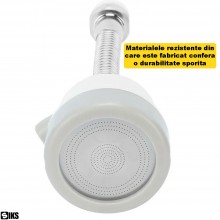 Racord Flexibil Robinet SIKS, Extensie Baterie Sanitara, Pentru Baie Sau Bucatarie, Trei Jeturi Apa, Rotativ 360 Grade, Compa...