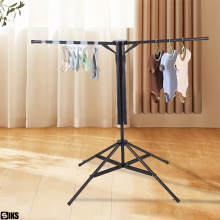 Uscator De Rufe Vertical SIKS, Tip Umbrela, Pliabil, Mobil, Suport Umerase, 6 Brate, Uscare 360°, Inaltime Reglabila Pana La ...