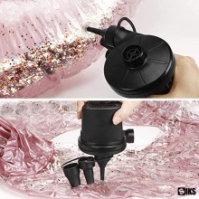 Pompa Electrica SIKS Pentru Umflat Si Dezumflat Saltele, 3 Duze, Buton On / Off, Portabil, Alimentare Priza Auto, Negru Pompa Electrica SIKS Pentru Umflat Si Dezumflat Saltele, 3 Duze, Buton On / Off, Portabil, Alimentare Priza Auto, Negru