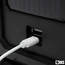Lanterna Portabila SIKS Led Multifunctionala Cu Lampa Solara, Incarcare Solara Sau USB, 2 Zone De Lumina, 42 Leduri, Lanterna...