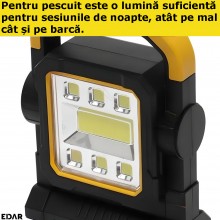 Lanterna LED EDAR, Portabila Multifunctionala, Dotata Cu Panou Solar, Incarcare Prin Energie Solara Sau USB, 2 Moduri De Ilum... Lanterna LED EDAR, Portabila Multifunctionala, Dotata Cu Panou Solar, Incarcare Prin Energie Solara Sau USB, 2 Moduri De Ilum...