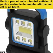 Lanterna LED EDAR, Portabila Multifunctionala, Dotata Cu Panou Solar, Incarcare Prin Energie Solara Sau USB, 2 Moduri De Ilum... Lanterna LED EDAR, Portabila Multifunctionala, Dotata Cu Panou Solar, Incarcare Prin Energie Solara Sau USB, 2 Moduri De Ilum...