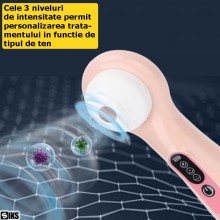 Aparat Electric SIKS pentru Curatare Faciala, cu Vacuum, Indepartare Puncte Negre, 3 Niveluri de Intensitate, 3 Capete de Suc... Aparat Electric SIKS pentru Curatare Faciala, cu Vacuum, Indepartare Puncte Negre, 3 Niveluri de Intensitate, 3 Capete de Suc...