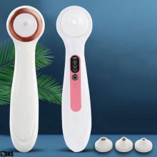 Aparat Electric SIKS pentru Curatare Faciala, cu Vacuum, Indepartare Puncte Negre, 3 Niveluri de Intensitate, 3 Capete de Suc...