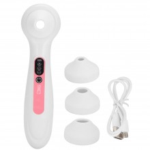 Aparat Electric SIKS pentru Curatare Faciala, cu Vacuum, Indepartare Puncte Negre, 3 Niveluri de Intensitate, 3 Capete de Suc...