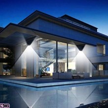 Lampa Solara SIKS, Senzor De Miscare Si Lumina, Pentru Perete, Panou Solar, 32 Leduri, Lumina Neutra, Negru
