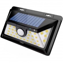 Lampa Solara SIKS, Senzor De Miscare Si Lumina, Pentru Perete, Panou Solar, 32 Leduri, Lumina Neutra, Negru