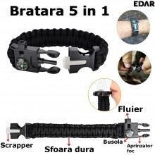 Kit EDAR Supravietuire 12 In 1, Set Ideal pentru Pentru Camping, Vanatoare, Calatorii, Pescuit, Drumetii, Impermeabil, Rezist... Kit EDAR Supravietuire 12 In 1, Set Ideal pentru Pentru Camping, Vanatoare, Calatorii, Pescuit, Drumetii, Impermeabil, Rezist...