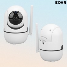 Camera De Supraveghere EDAR Smart Wi-Fi, Full HD, Rotire Automata, Control Prin Aplicatie, Alba