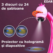 Jucarie EDAR Educationala Tip Tabla, Model Printesa, Masuta Pentru Desenat Cu Proiector Si Diapozitive, Holograma, 3 Discuri ... Jucarie EDAR Educationala Tip Tabla, Model Printesa, Masuta Pentru Desenat Cu Proiector Si Diapozitive, Holograma, 3 Discuri ...