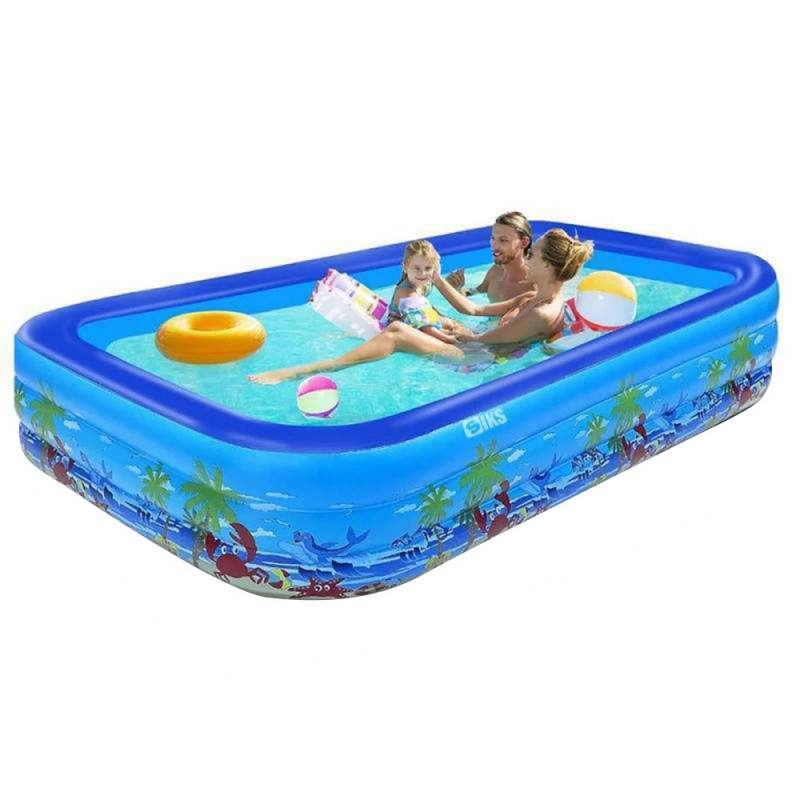 Piscina Gonflabila De Exterior / Gradina SIKS Pentru Adulti Sau Copii, Cu Baza Podea Moale Gonflabila, Dimensiuni 260 x 165 x... Piscina Gonflabila De Exterior / Gradina SIKS Pentru Adulti Sau Copii, Cu Baza Podea Moale Gonflabila, Dimensiuni 260 x 165 x...