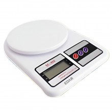 Cantar Electronic EDAR De Bucatarie, 10 kg, Alb – Precizie Si Eleganta In Gatit