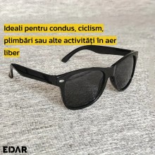 Ochelari De Condus EDAR Polarizati, Negri – Pentru Zi Si Noapte Ochelari De Condus EDAR Polarizati, Negri – Pentru Zi Si Noapte