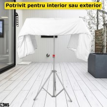 Uscator De Rufe Vertical SIKS, Tip Umbrela, Pliabil, Mobil, Suport Umerase, 6 Brate, Uscare 360°, Inaltime Reglabila Pana La ... Uscator De Rufe Vertical SIKS, Tip Umbrela, Pliabil, Mobil, Suport Umerase, 6 Brate, Uscare 360°, Inaltime Reglabila Pana La ...