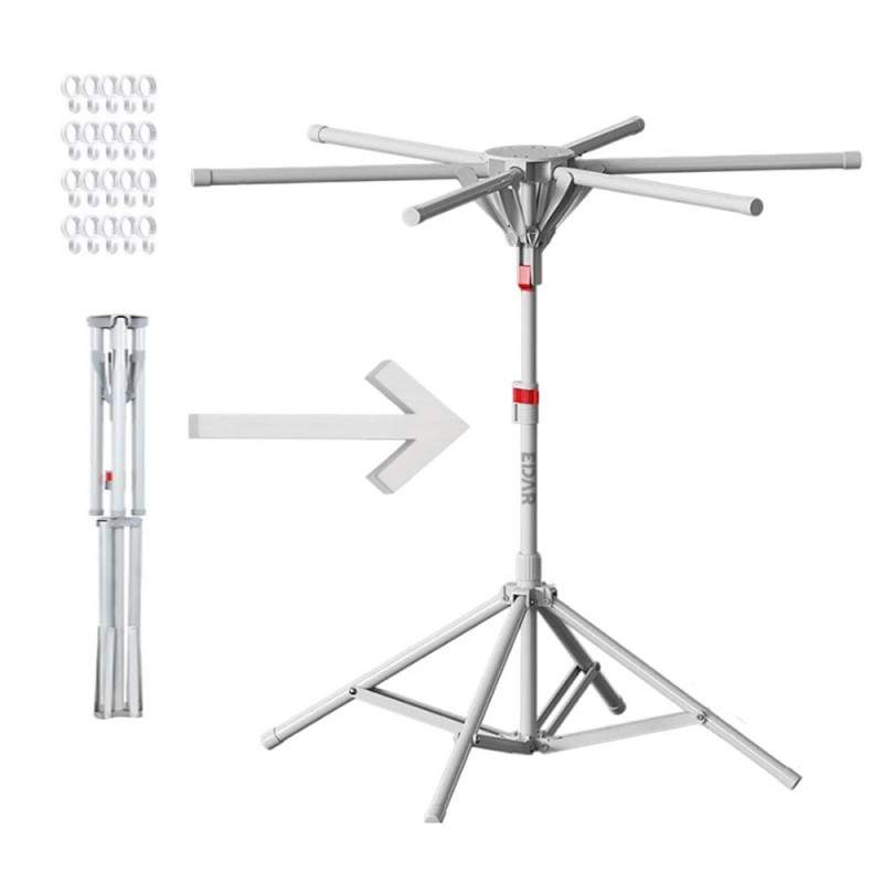 Uscator De Rufe Tip Umbrela EDAR, Vertical, Pliabil, Portabil, Ergonomic, Inaltime Reglabila 150 Cm, 6 Brate, Capacitate De U... Uscator De Rufe Tip Umbrela EDAR, Vertical, Pliabil, Portabil, Ergonomic, Inaltime Reglabila 150 Cm, 6 Brate, Capacitate De U...