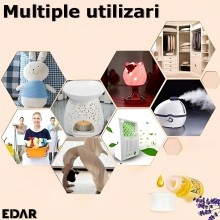 Set 12 Bucati De Uleiuri Esentiale EDAR, 3 ml, Ideal Pentru Umidificator Si Spa, Multicolor Set 12 Bucati De Uleiuri Esentiale EDAR, 3 ml, Ideal Pentru Umidificator Si Spa, Multicolor