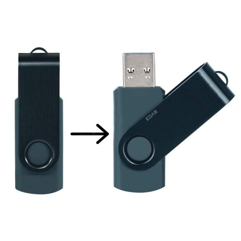 Stick De Memorie Externa EDAR De Mare Viteza, USB 3.0, 90 MB/s, 128 GB, Verde Stick De Memorie Externa EDAR De Mare Viteza, USB 3.0, 90 MB/s, 128 GB, Verde