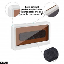 Carcasa Telefon EDAR Cu Montare Pe Perete, Touch Screen, Prindere Fara Gaurire, Deschidere Fixa 60º, Impiedica Alunecarea Tel... Carcasa Telefon EDAR Cu Montare Pe Perete, Touch Screen, Prindere Fara Gaurire, Deschidere Fixa 60º, Impiedica Alunecarea Tel...
