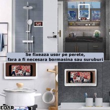 Carcasa Telefon EDAR Cu Montare Pe Perete, Touch Screen, Prindere Fara Gaurire, Deschidere Fixa 60º, Impiedica Alunecarea Tel... Carcasa Telefon EDAR Cu Montare Pe Perete, Touch Screen, Prindere Fara Gaurire, Deschidere Fixa 60º, Impiedica Alunecarea Tel...