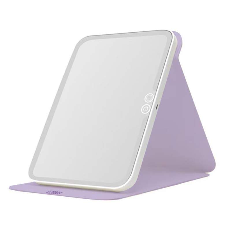 Oglinda Cosmetica SIKS Pentru Machiaj Cu Lumina LED, 3 Tipuri De Lumina, Touch Switch, Pliabila, Iluminata, Cu Suport, USB, D...