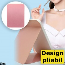 Oglinda Cosmetica SIKS Pentru Machiaj Cu Lumina LED, 3 Tipuri De Lumina, Touch Switch, Pliabila, Iluminata, Cu Suport, USB, D... Oglinda Cosmetica SIKS Pentru Machiaj Cu Lumina LED, 3 Tipuri De Lumina, Touch Switch, Pliabila, Iluminata, Cu Suport, USB, D...