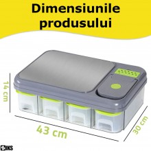 Razatoare, Tocator si Feliator Multifunctional SIKS Pentru Legume Si Fructe, Manual, 28 piese, Lame Din Otel Inoxidabil, Mult... Razatoare, Tocator si Feliator Multifunctional SIKS Pentru Legume Si Fructe, Manual, 28 piese, Lame Din Otel Inoxidabil, Mult...