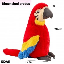 Papagal Vorbitor Rosu EDAR, Din Plus, 20 cm – Jucarie Interactiva Si Amuzanta Papagal Vorbitor Rosu EDAR, Din Plus, 20 cm – Jucarie Interactiva Si Amuzanta