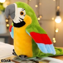 Papagal Vorbitor Verde EDAR, Din Plus, 20 cm – Jucarie Interactiva Si Amuzanta Papagal Vorbitor Verde EDAR, Din Plus, 20 cm – Jucarie Interactiva Si Amuzanta