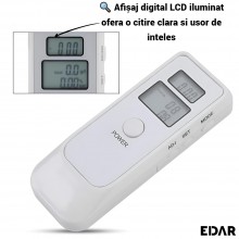 Alcool Tester Digital EDAR, Cu Ecran LCD, Portabil – Precizie Si Siguranta La Indemana Alcool Tester Digital EDAR, Cu Ecran LCD, Portabil – Precizie Si Siguranta La Indemana