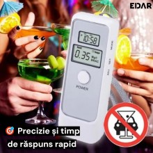Alcool Tester Digital EDAR, Cu Ecran LCD, Portabil – Precizie Si Siguranta La Indemana Alcool Tester Digital EDAR, Cu Ecran LCD, Portabil – Precizie Si Siguranta La Indemana
