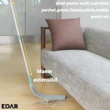 Set EDAR Stergator De Praf Flexibil + Laveta Microfibra, Maner Extensibil, Talpa Plata – 136 cm Set EDAR Stergator De Praf Flexibil + Laveta Microfibra, Maner Extensibil, Talpa Plata – 136 cm