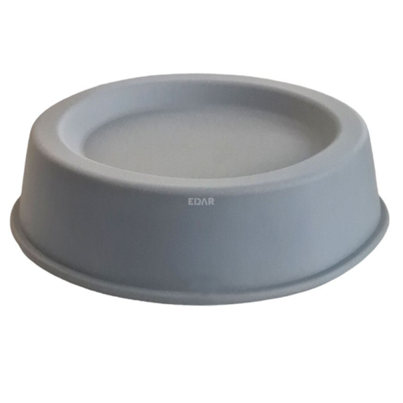 Forma Din Silicon Pentru Prajituri EDAR, Reutilizabila, Rotunda, Diametru 21.5 Cm, Gri