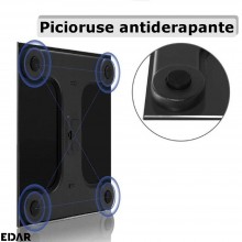 Cantar Electronic Corporal Digital EDAR, De Baie, Display LCD, 150 kg, Pornire/Oprire Automata, Sticla Securizata, Anti-Alune... Cantar Electronic Corporal Digital EDAR, De Baie, Display LCD, 150 kg, Pornire/Oprire Automata, Sticla Securizata, Anti-Alune...